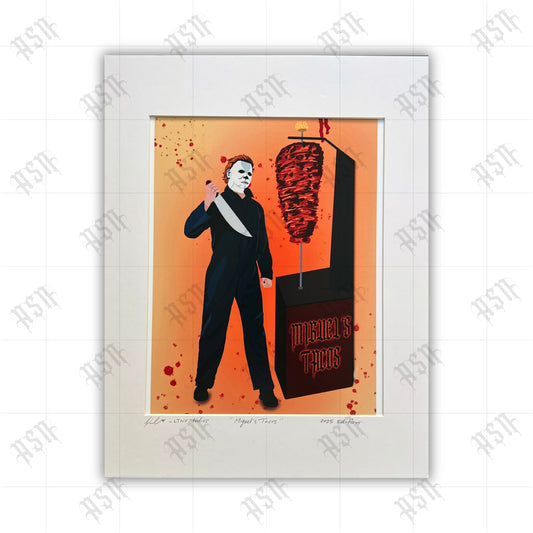 Miguel's Tacos Art Print