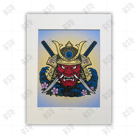 Samurai Dodger Art Print