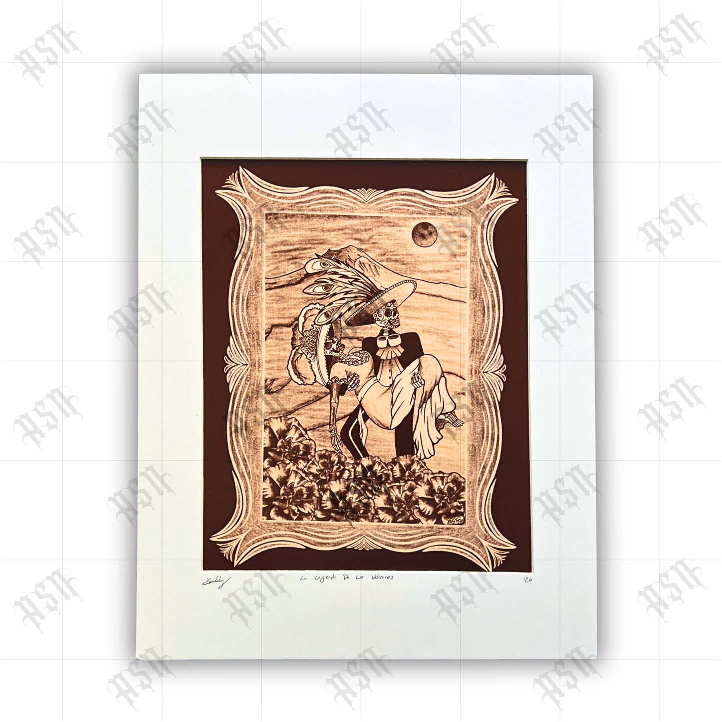 Leyenda de los Volcanes Art Print