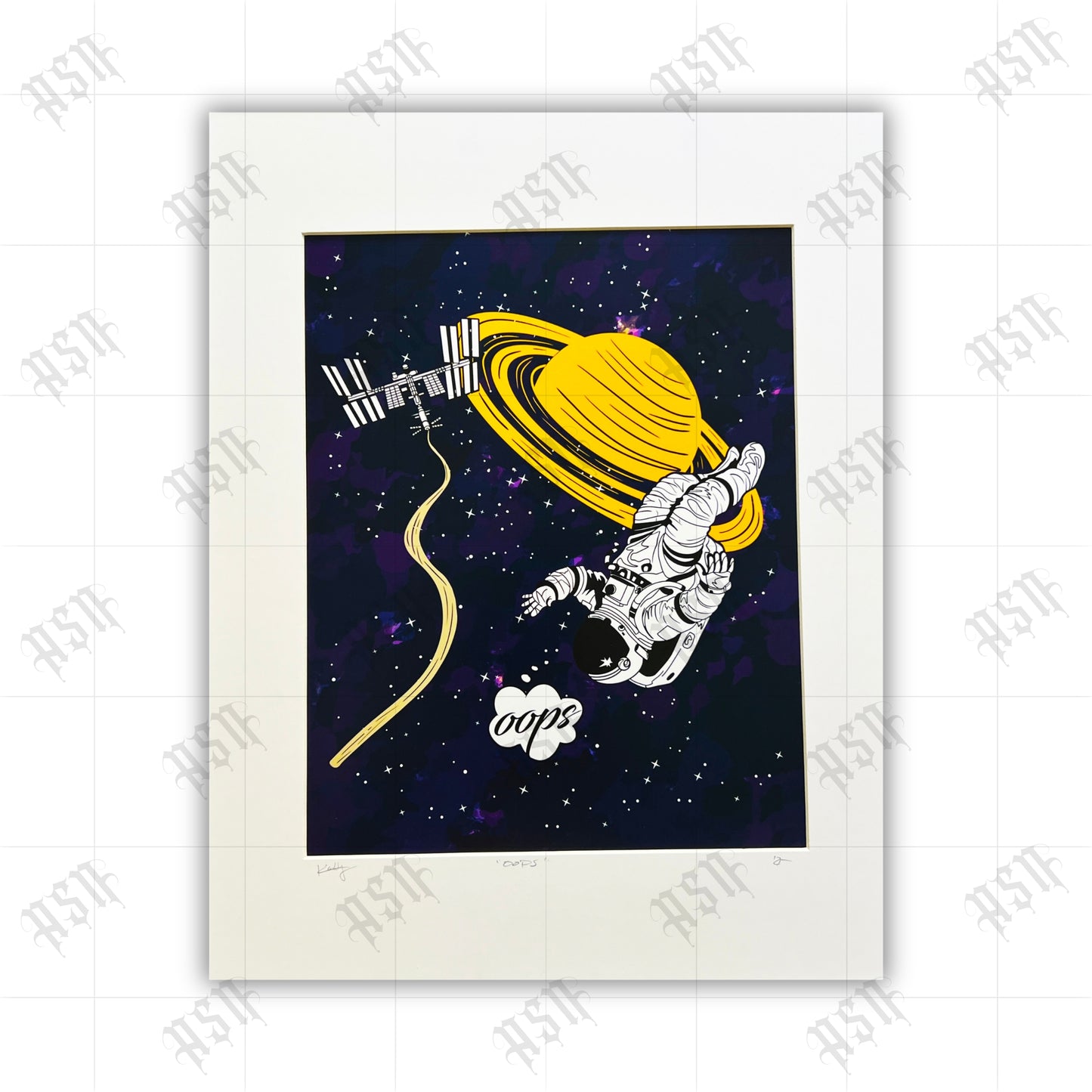 Oops Art Print